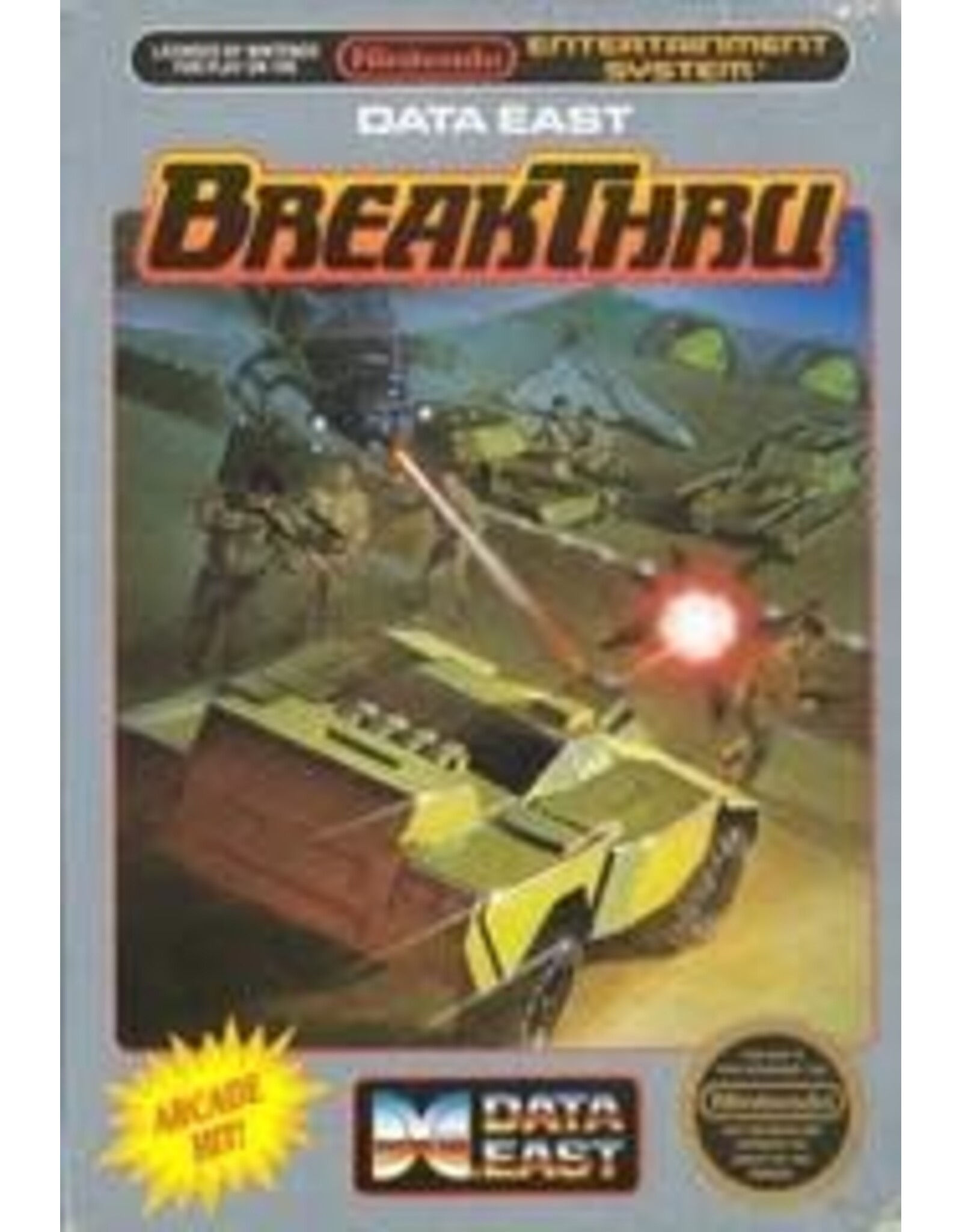 Nintendo BreakThru (NES) [Cart & Manual]