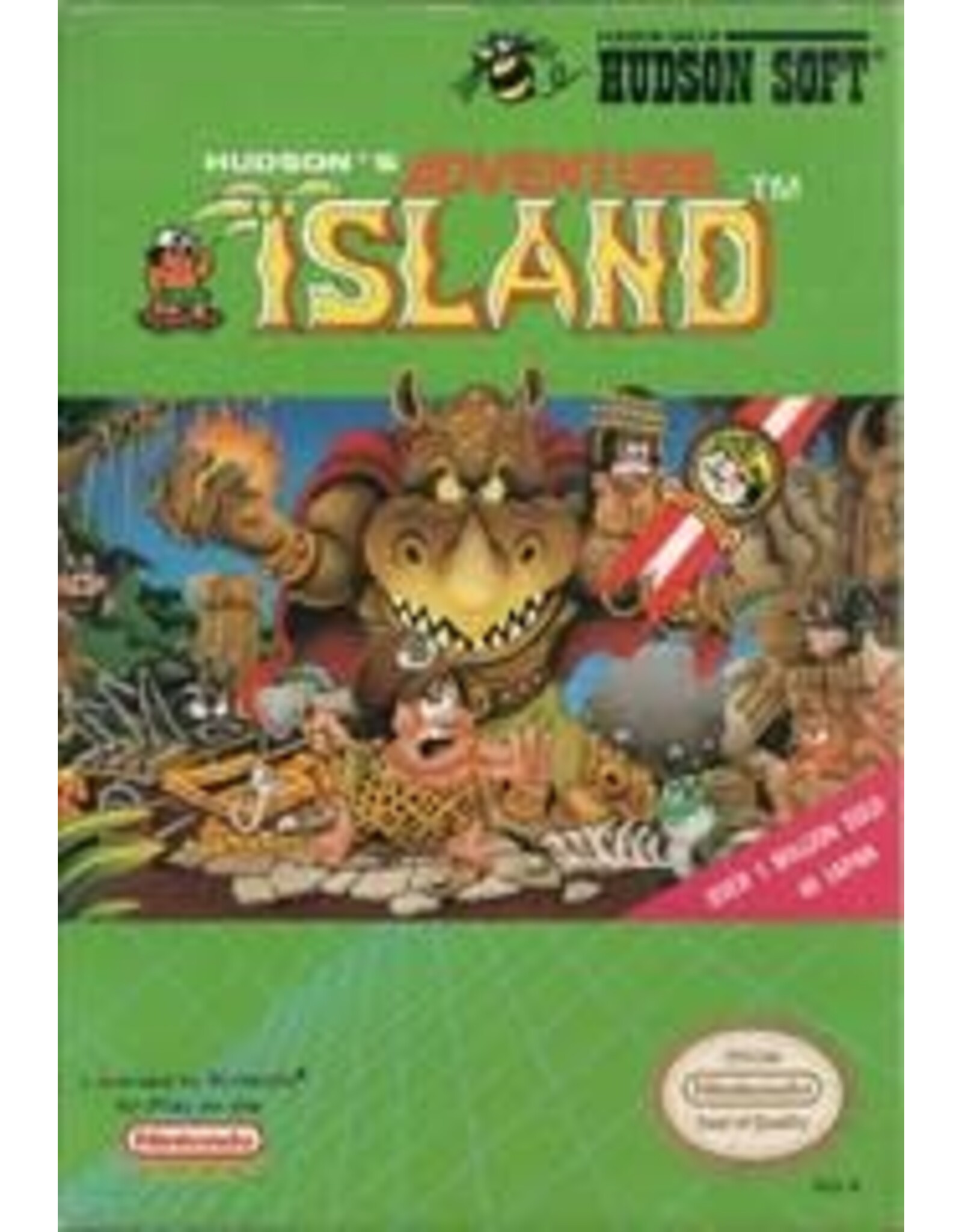 Adventure Island (NES) (Cart & Manual)