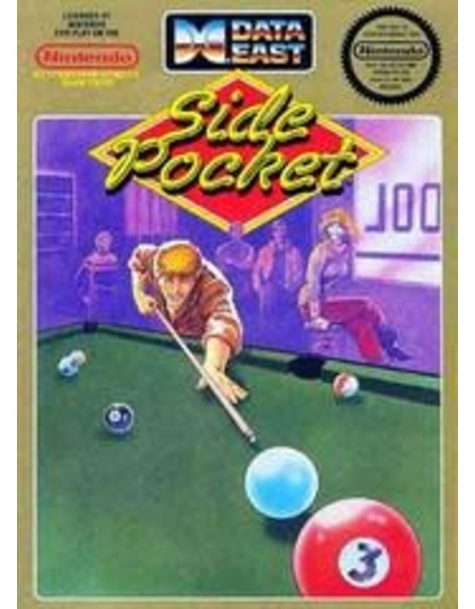 Side Pocket (NES) (Cart & Box)