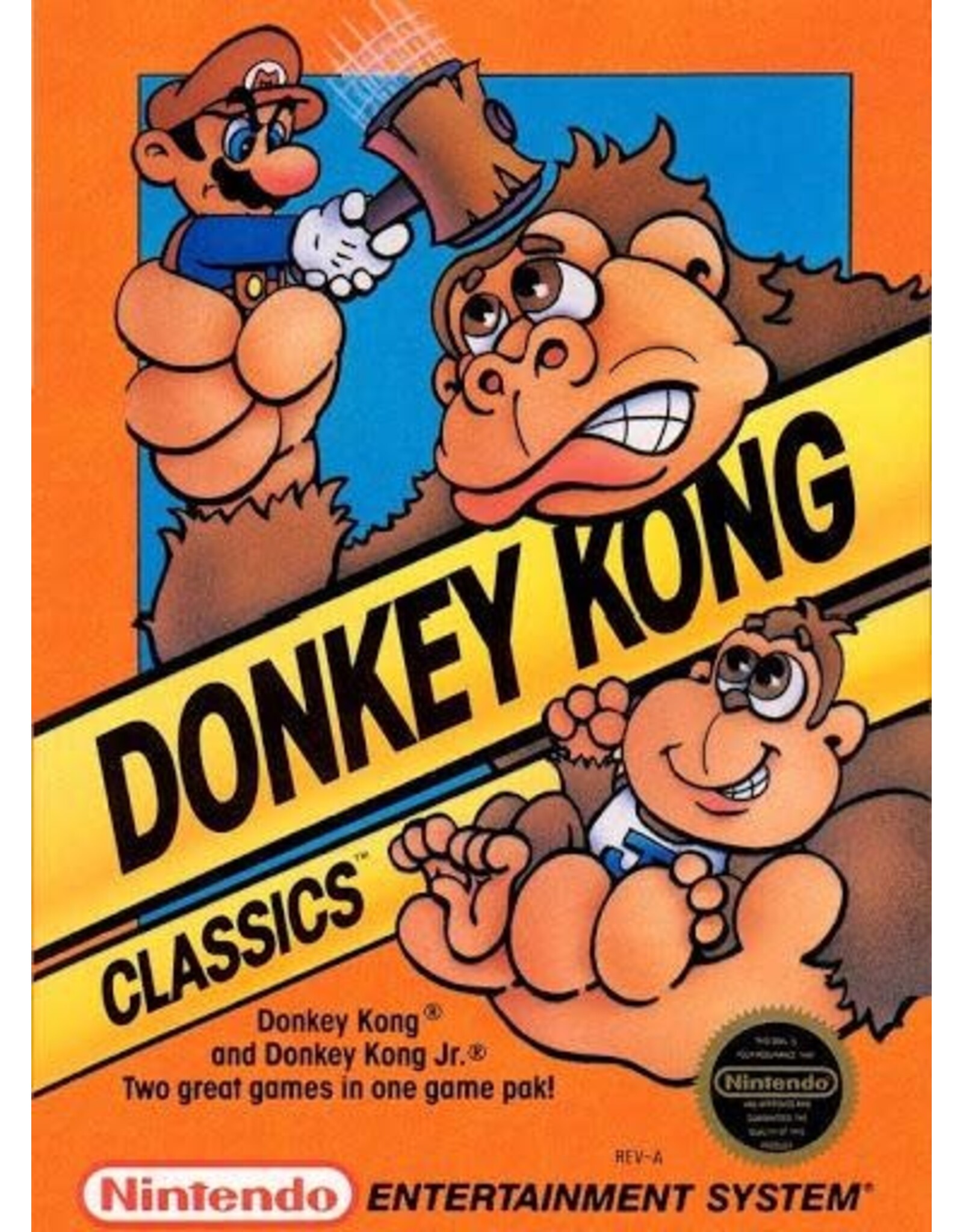Donkey Kong Classics (NES) (Cart & Box)