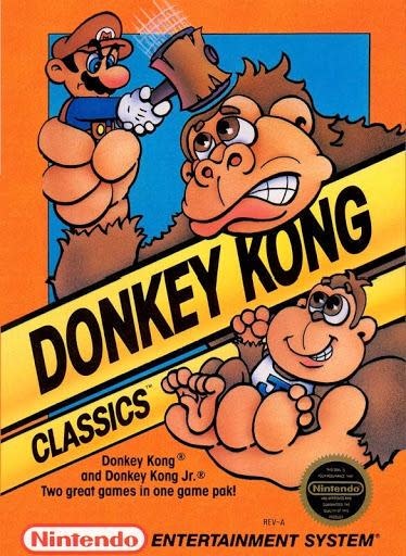 Donkey Kong Classics (NES) (Cart & Box)