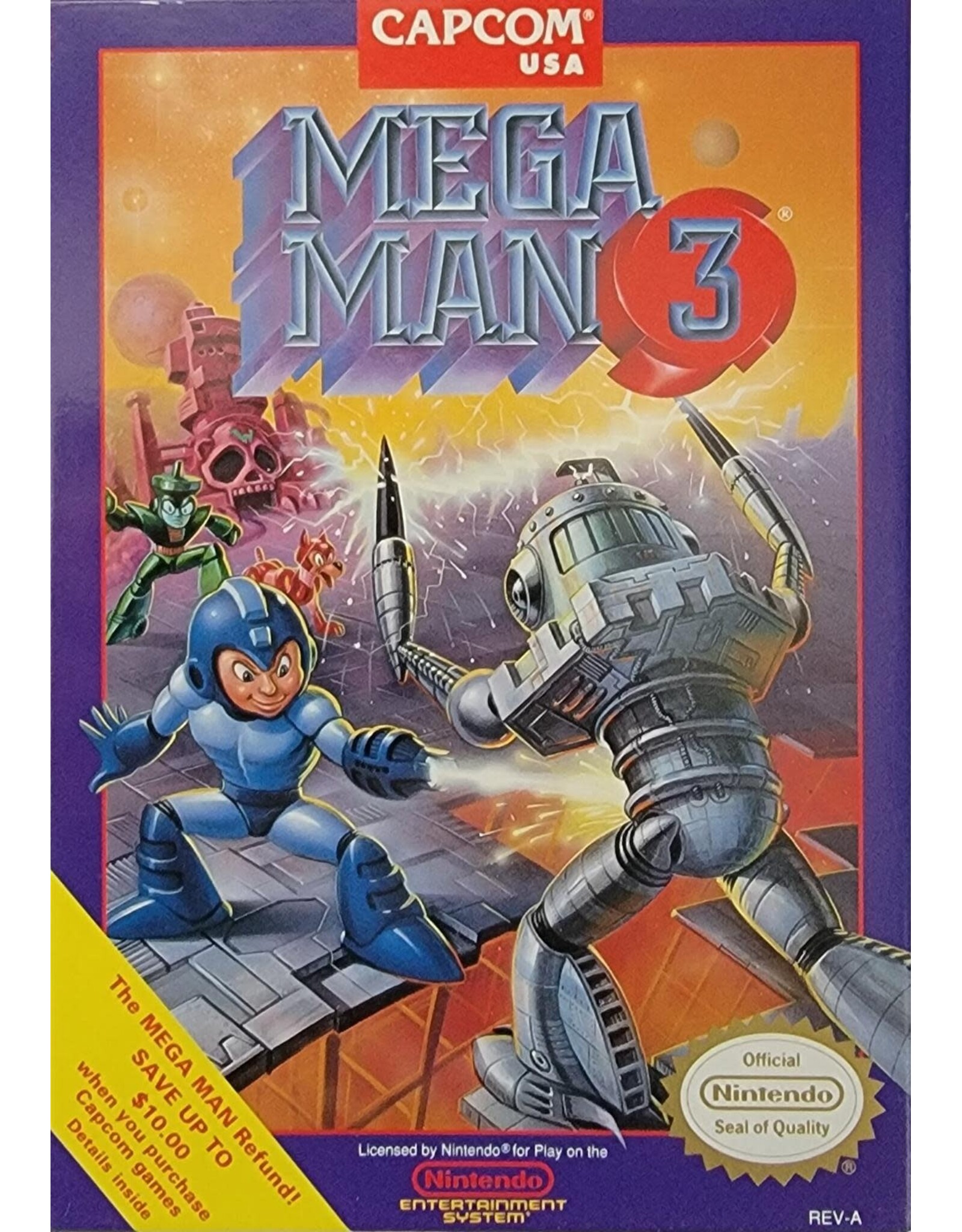 Mega Man 3 (NES) [Cart & Manual]