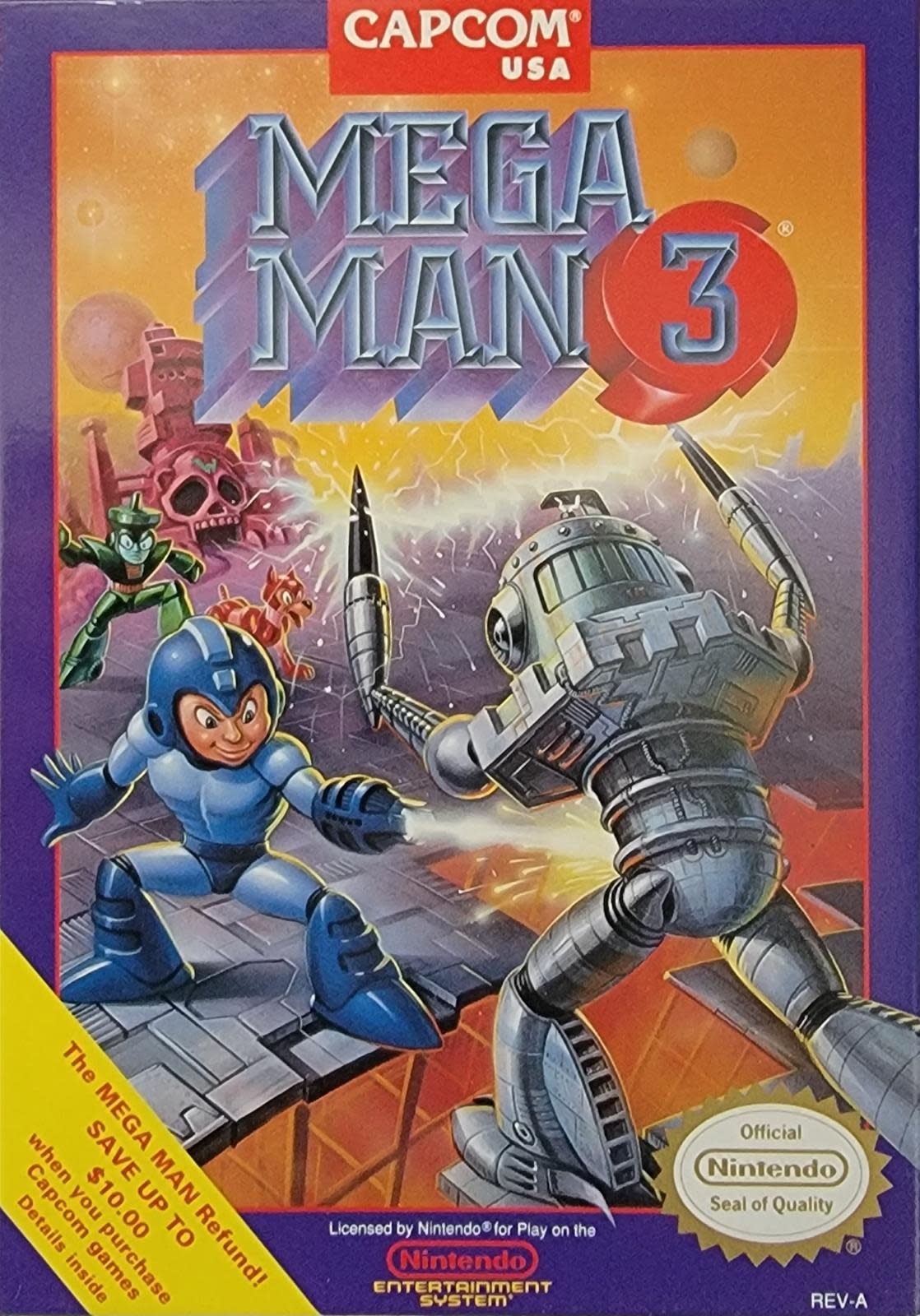 Mega Man 3 (NES) [Cart & Manual]