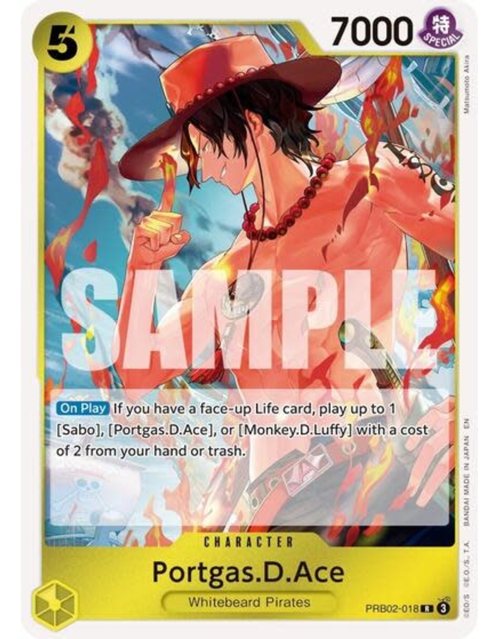 Portgas.D.Ace - PRB02-018 (Foil, R)