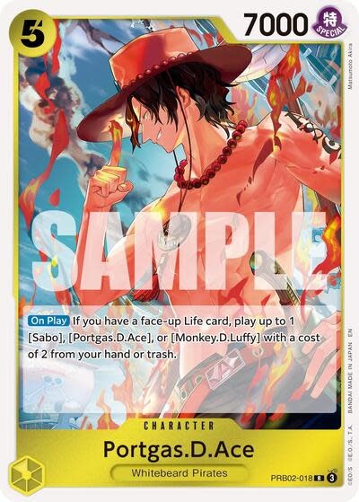 Portgas.D.Ace - PRB02-018 (Foil, R)
