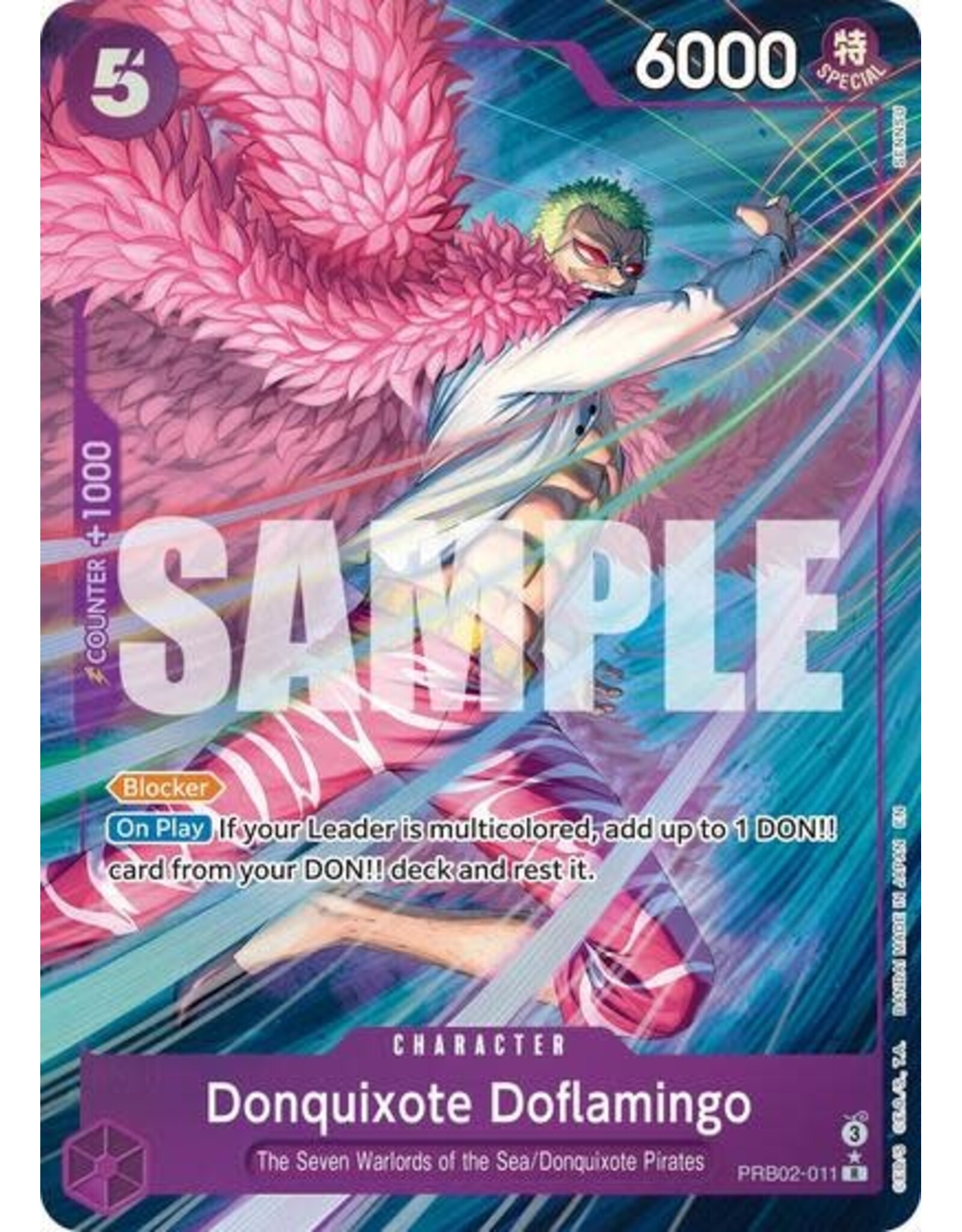 Donquixote Doflamingo (Alternate Art) - PRB02-011 (Foil, R)