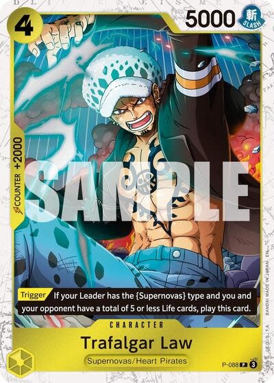 Trafalgar Law -  P-088 (Pirate Foil) (Foil, PR)