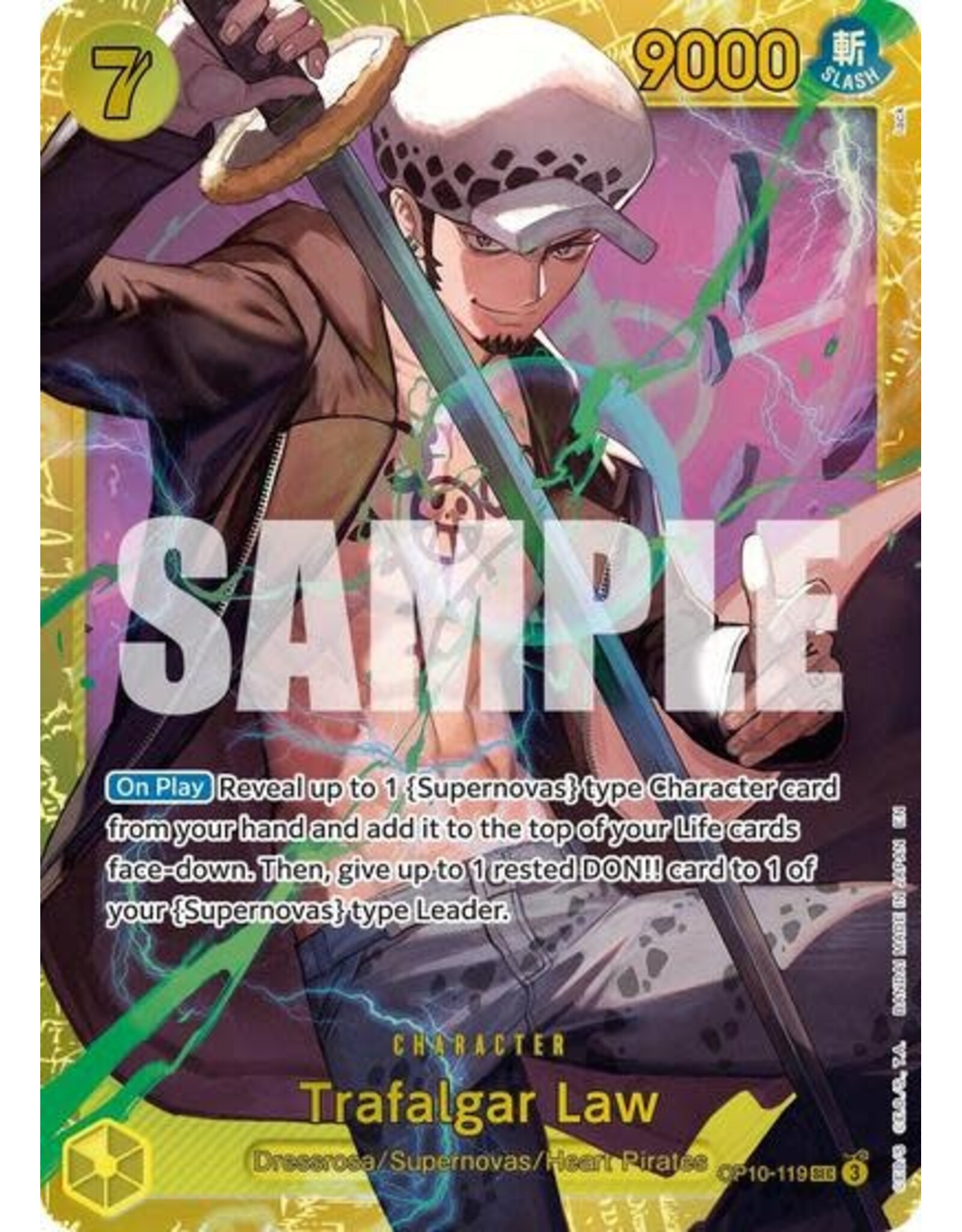Trafalgar Law - OP10-119 (Reprint) (Foil, SEC)