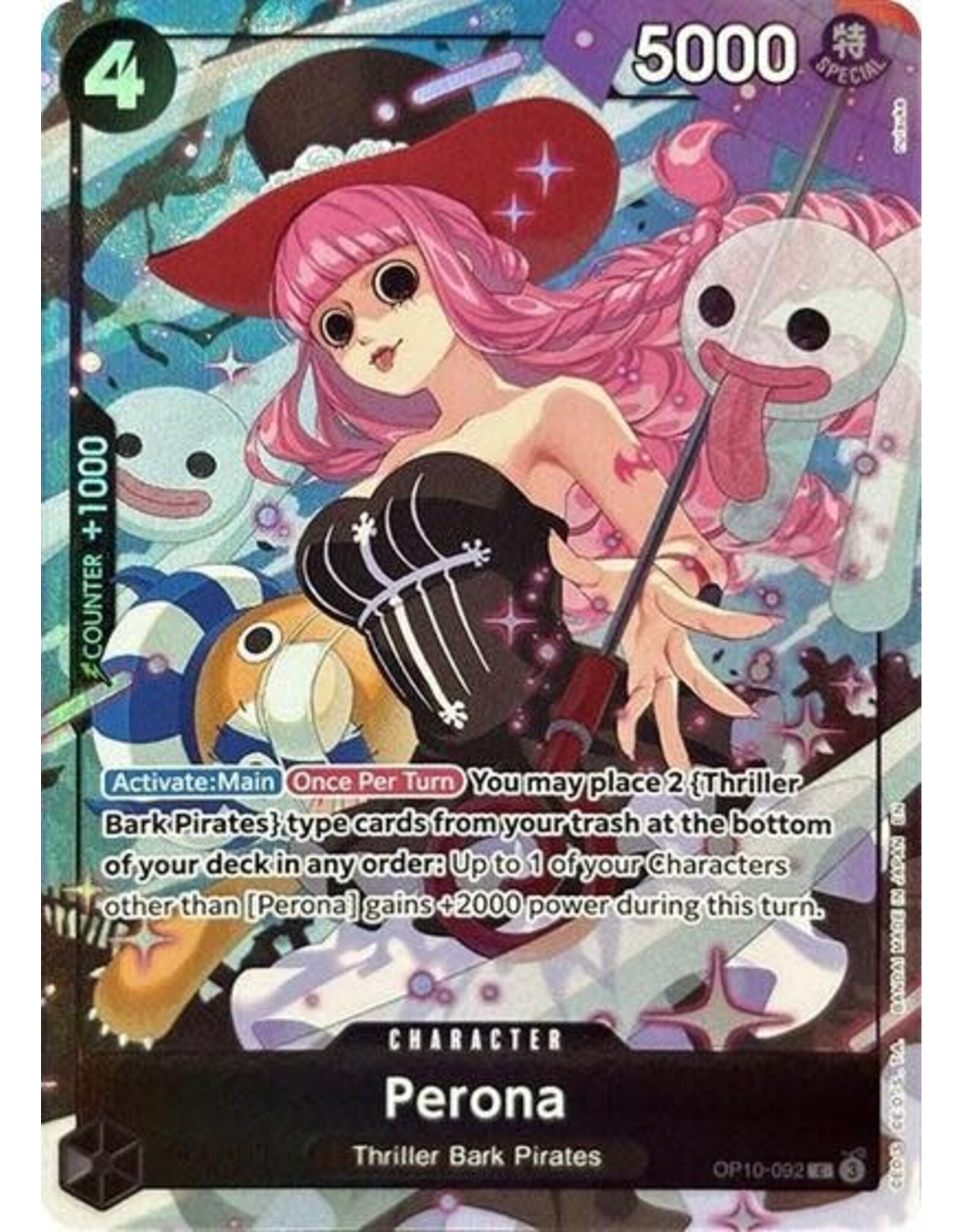 Perona (Premium Card Collection -Best Selection Vol. 4-) - OP10-092 (Foil, C)