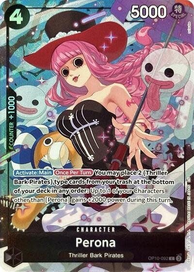 Perona (Premium Card Collection -Best Selection Vol. 4-) - OP10-092 (Foil, C)