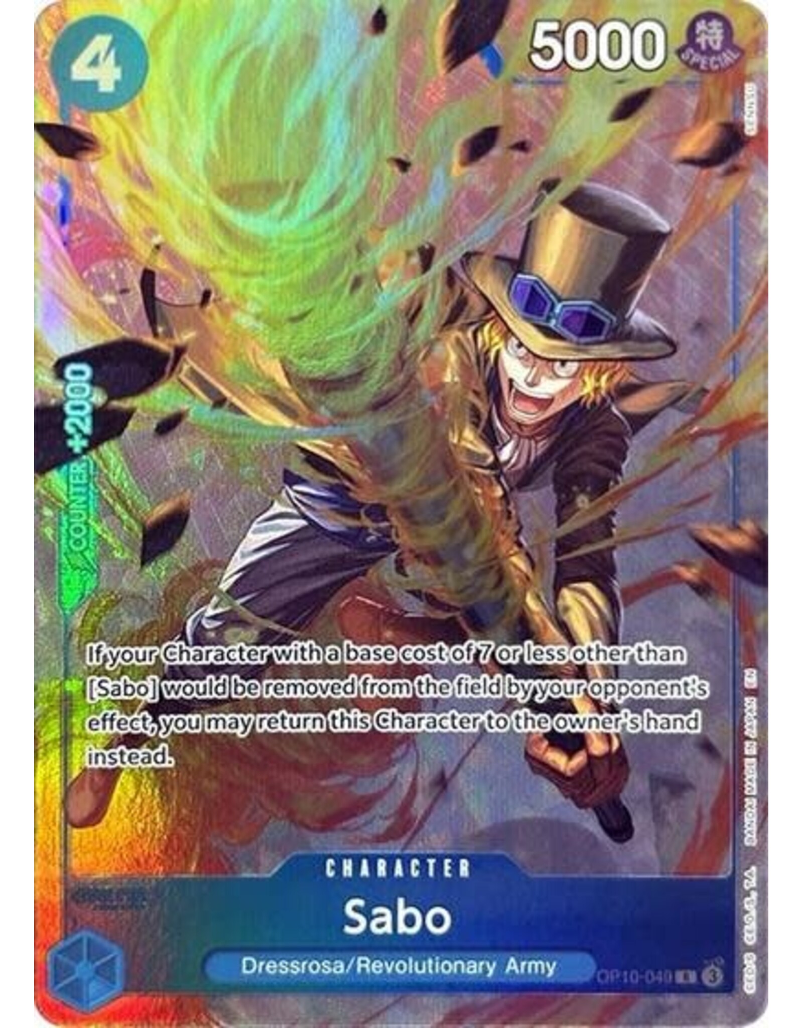 Sabo (Premium Card Collection -Best Selection Vol. 4-) - OP10-049 (Foil, R)