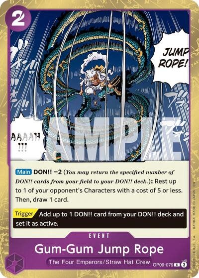Gum-Gum Jump Rope (Pirate Foil) - OP09-079 (Foil, C)