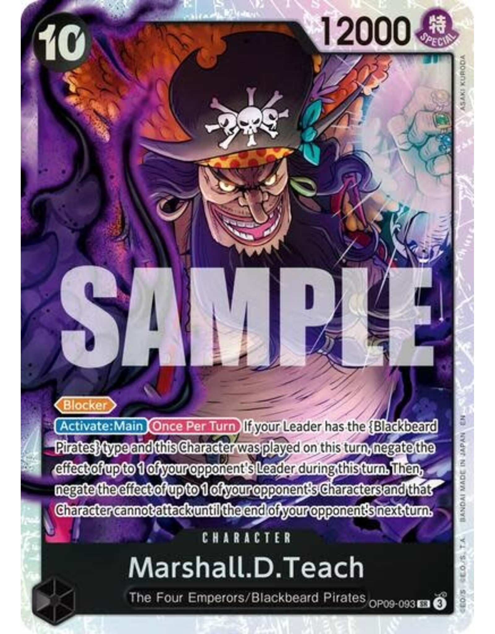 Marshall.D.Teach - OP09-093 (Reprint) (Foil, SR)