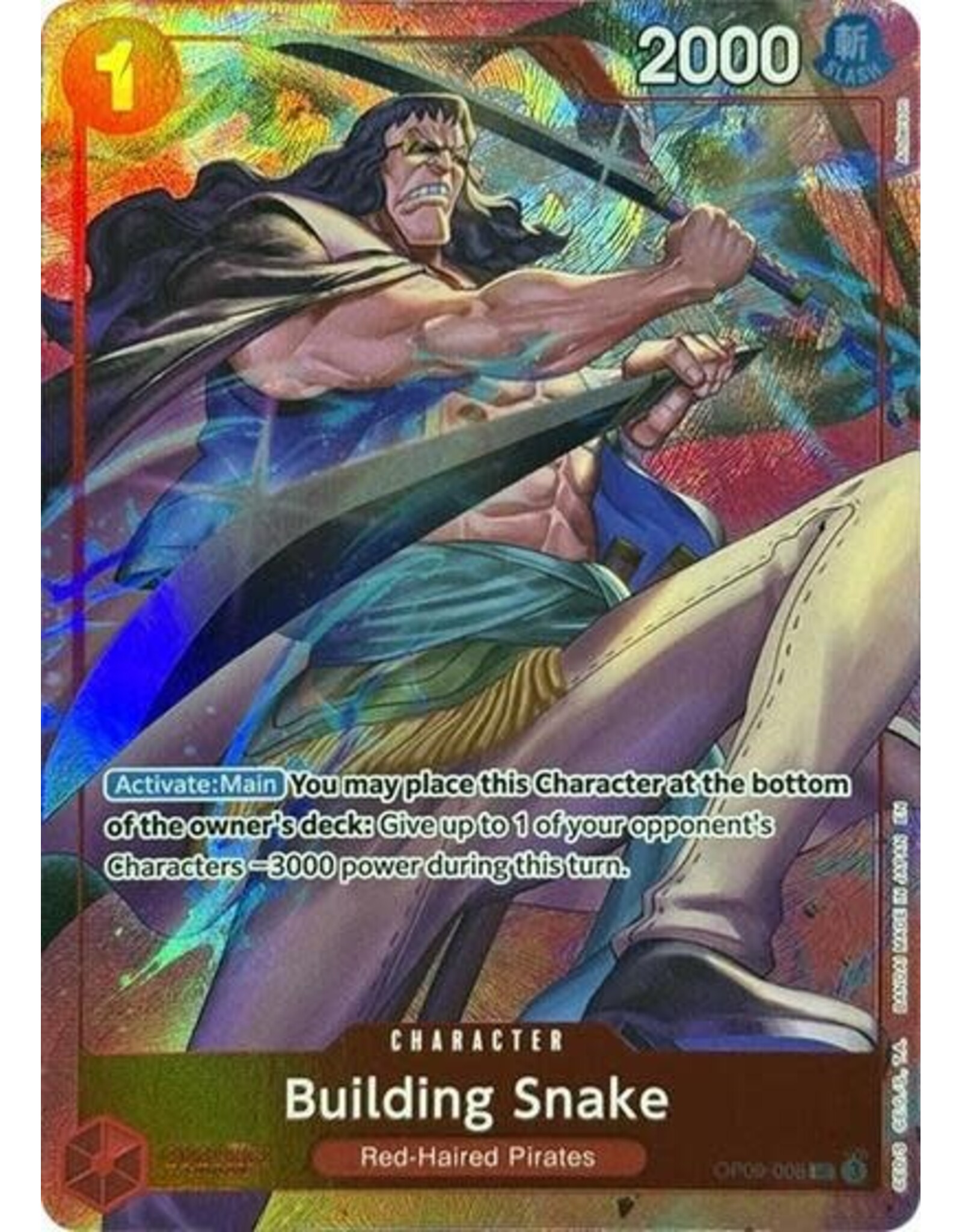 Building Snake (Premium Card Collection -Best Selection Vol. 4-) - OP09-008 (Foil, UC)