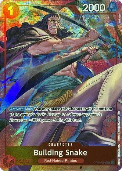 Building Snake (Premium Card Collection -Best Selection Vol. 4-) - OP09-008 (Foil, UC)