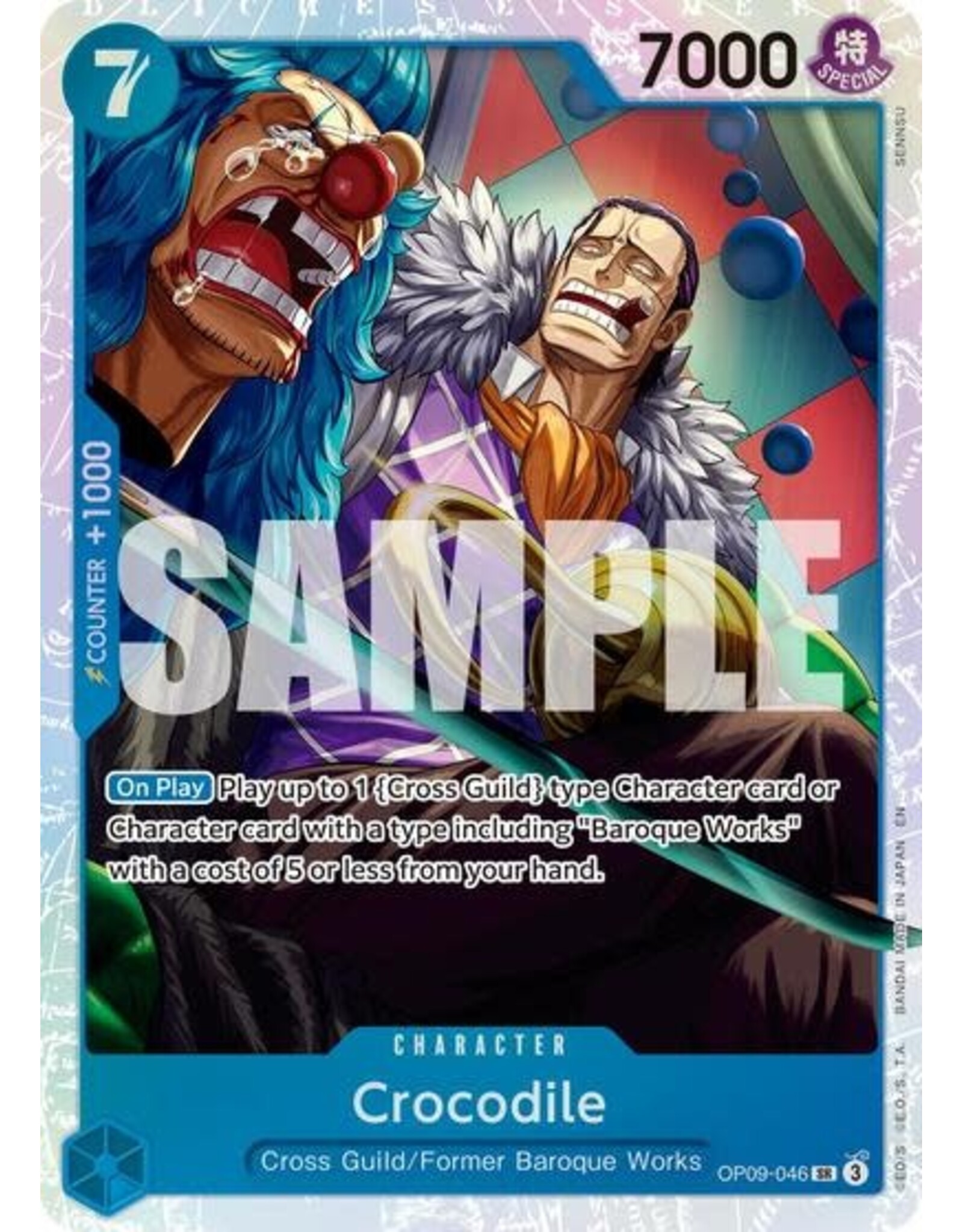 Crocodile - OP09-046 (Reprint) (Foil, SR)