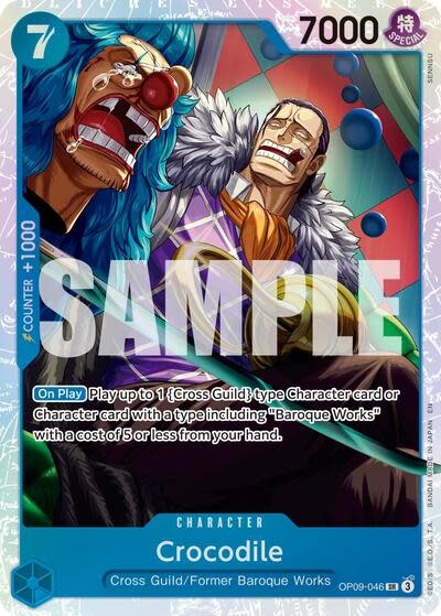 Crocodile - OP09-046 (Reprint) (Foil, SR)