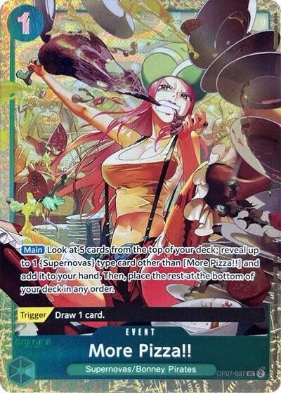 More Pizza!! (Premium Card Collection -Best Selection Vol. 4-) - OP07-037 (Foil, UC)