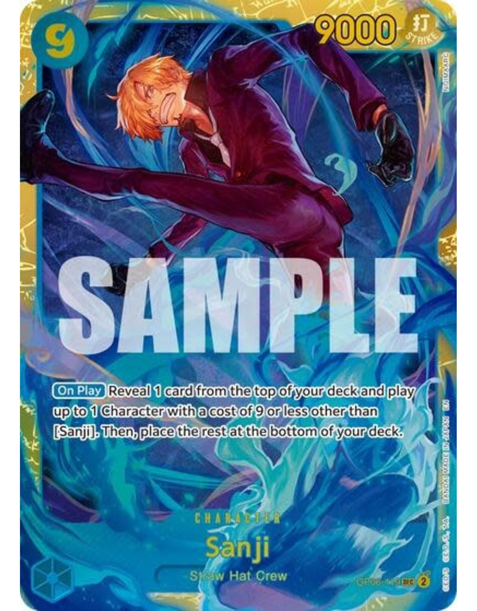 Sanji - OP06-119 (Reprint) (Foil, SEC)