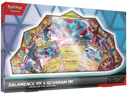 The Pokemon Company Pokémon Trading Card Game - Salamence Ex & Reshiram  EX Premium Collection