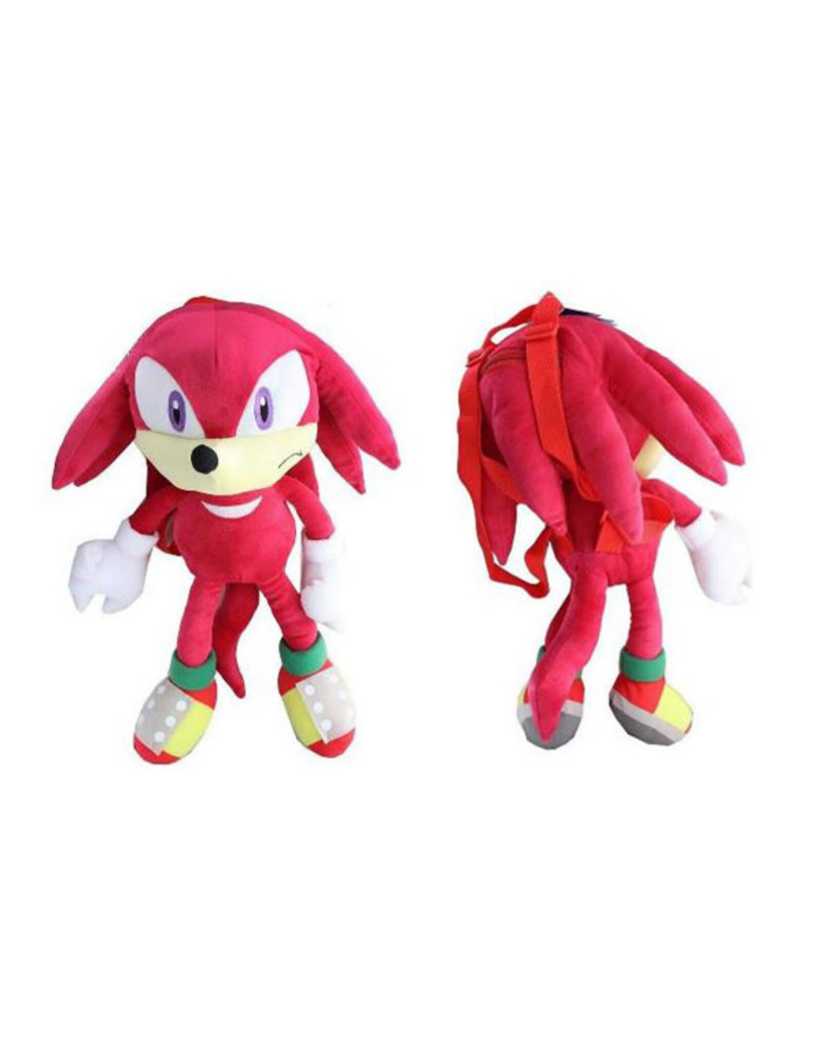Jakks Sonic The Hedgehog - Knuckles 17" Plush Backpack
