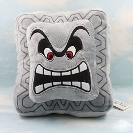 Little Buddy Super Mario Bros - Thwomp - 12" Pillow Plush