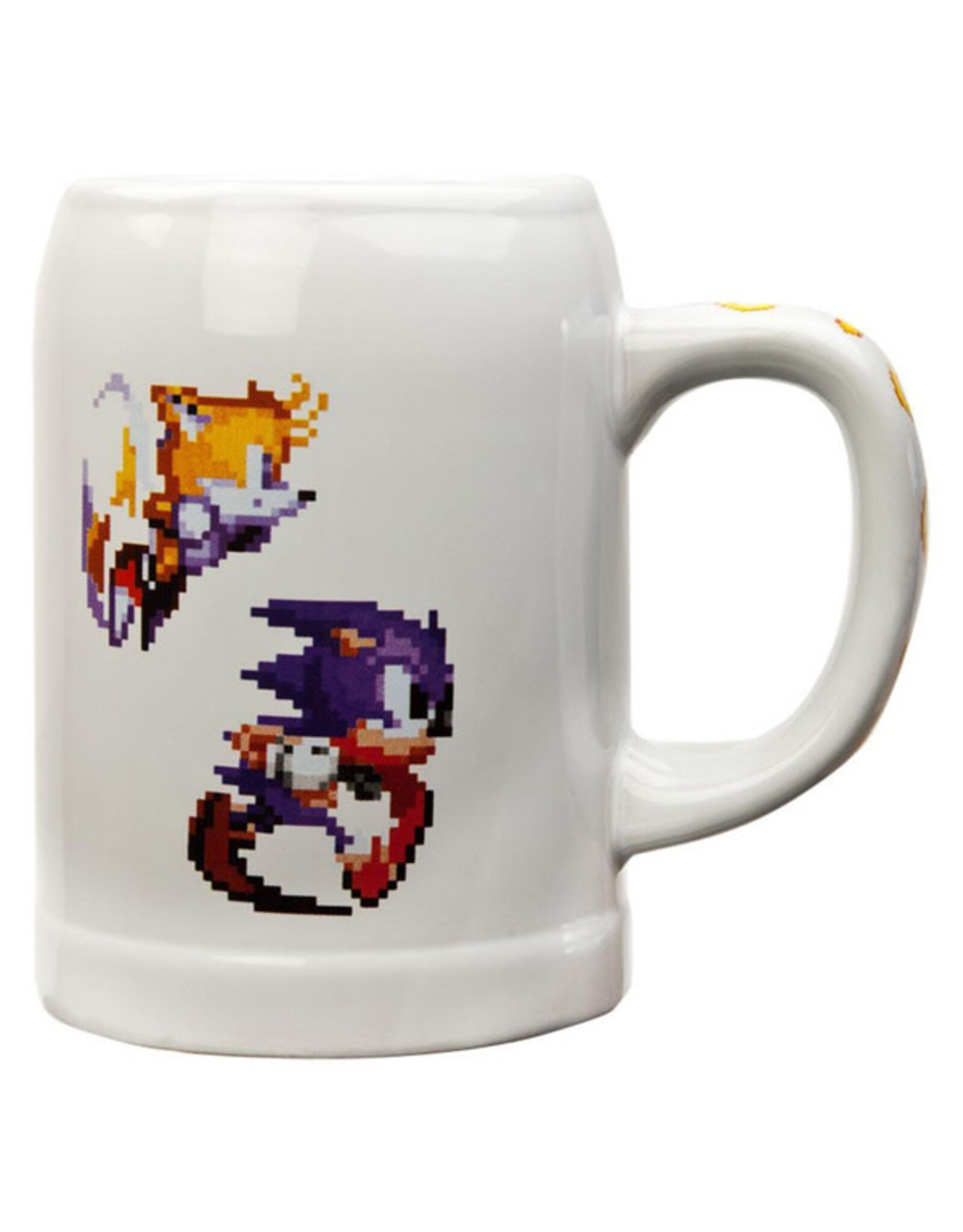 Surreal Ent. Surreal Ent. - Sonic the Hedgehog - Sonic & Tails 8-Bit Ceramic Stein