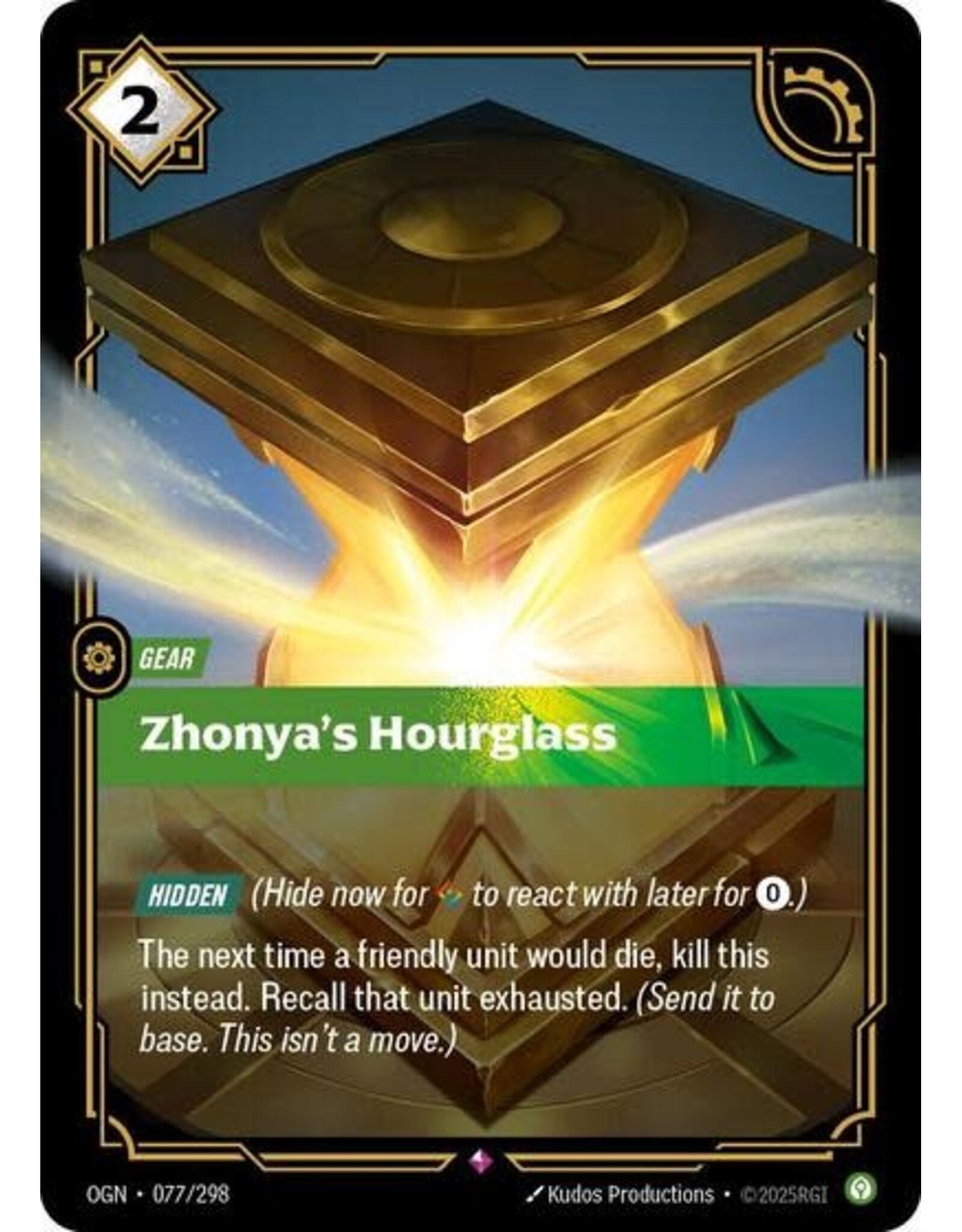 Zhonya's Hourglass - 077/298 (Foil, Rare)