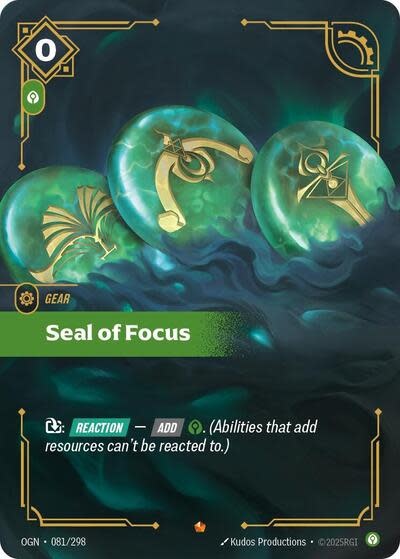 Seal of Focus - 081/298 (Foil, Epic)