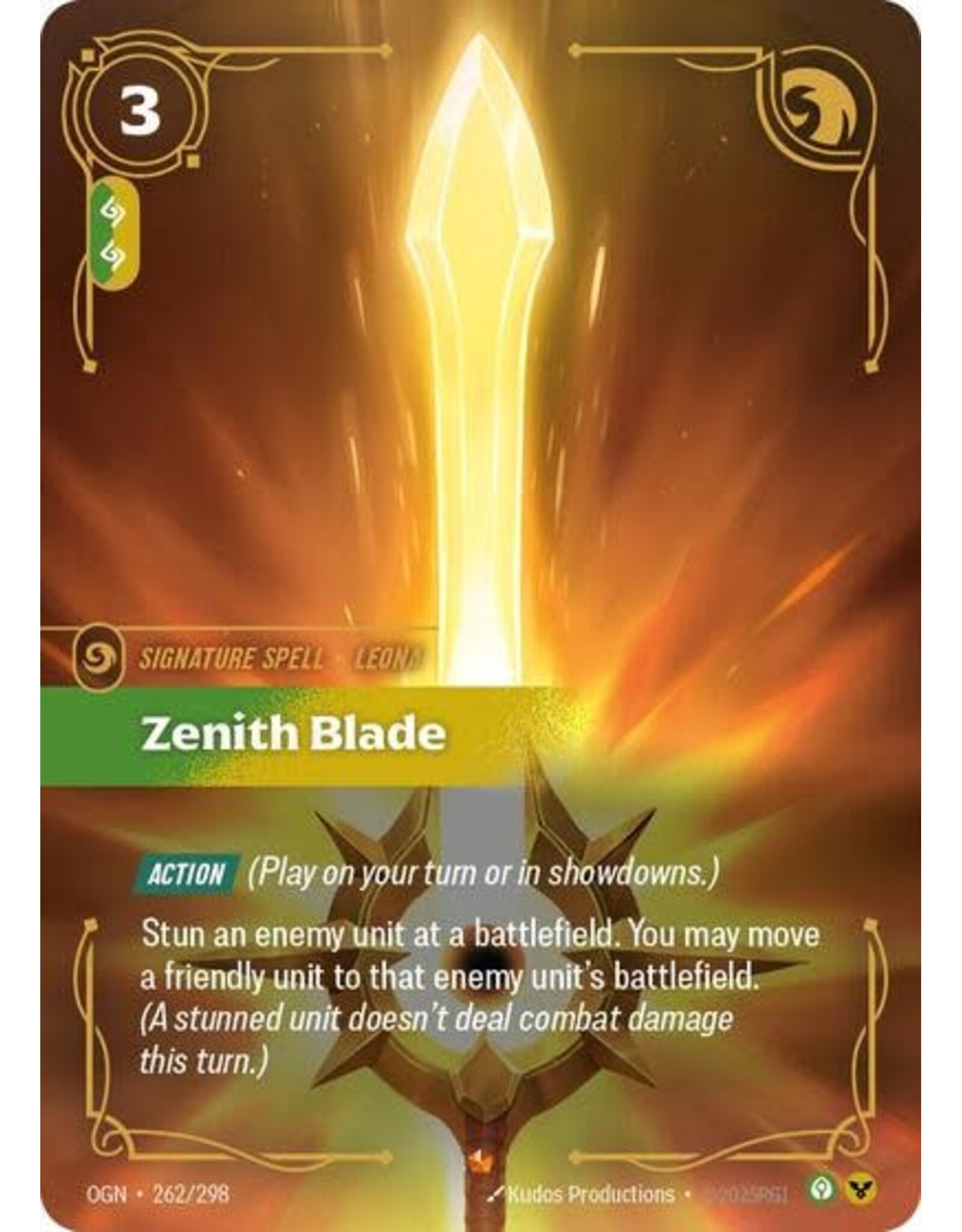 Zenith Blade - 262/298 (Foil, Epic)