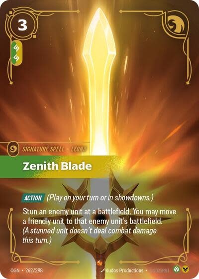Zenith Blade - 262/298 (Foil, Epic)