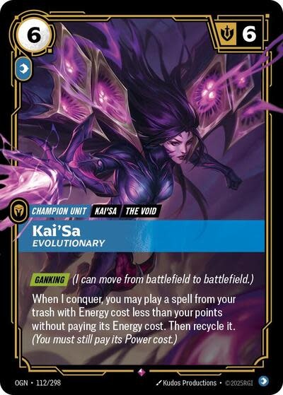 Kai'Sa - Evolutionary - 112/298 (Foil, Rare)