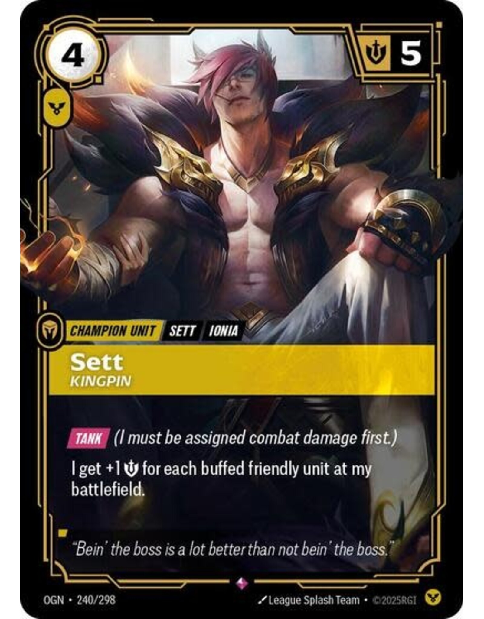 Sett - Kingpin - 240/298 (Foil, Rare)