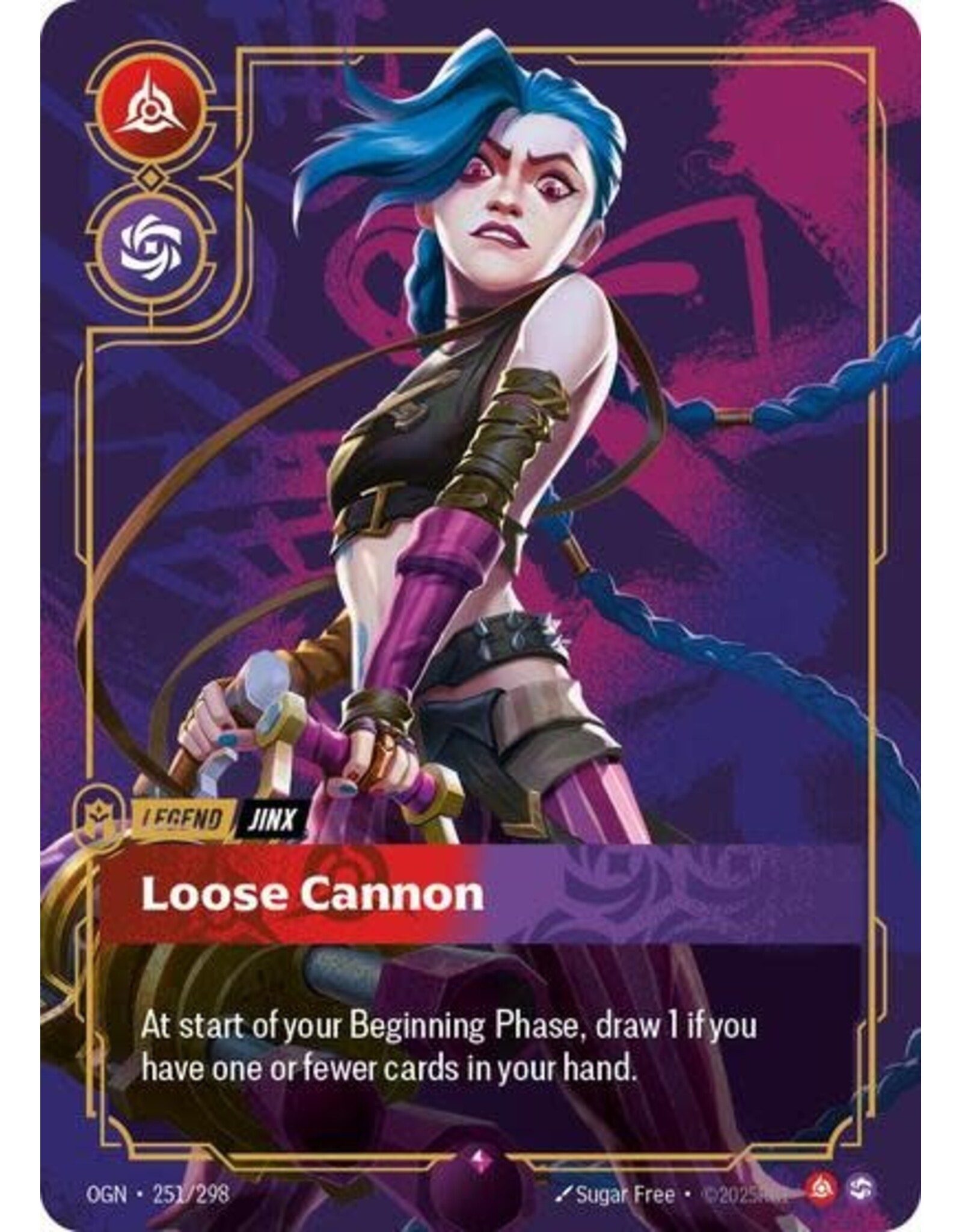 Jinx - Loose Cannon - 251/298 (Foil, Rare)