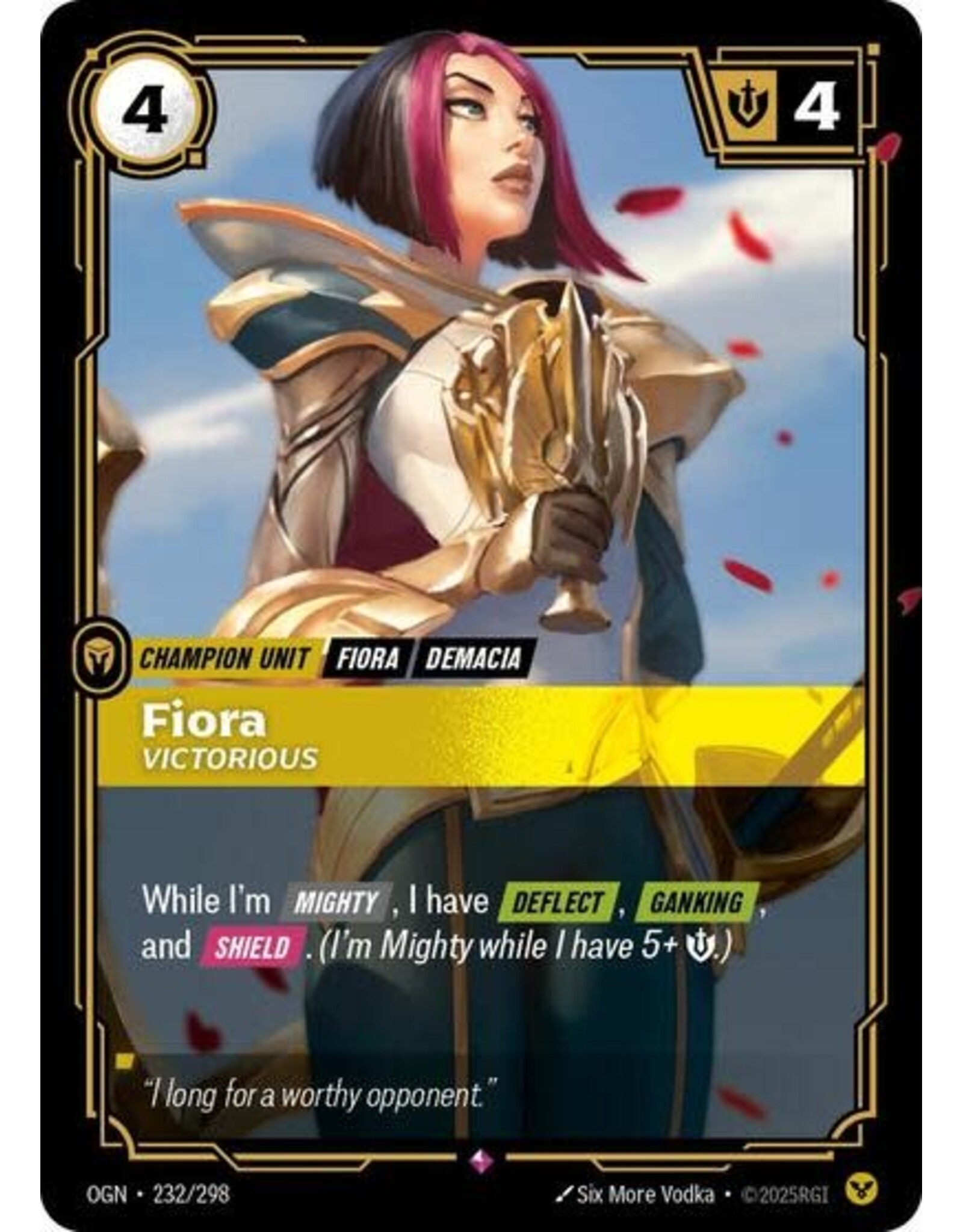 Fiora - Victorious - 232/298 (Foil, Rare)