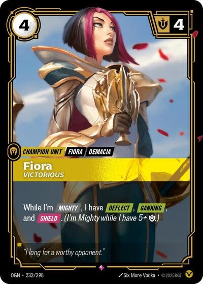 Fiora - Victorious - 232/298 (Foil, Rare)