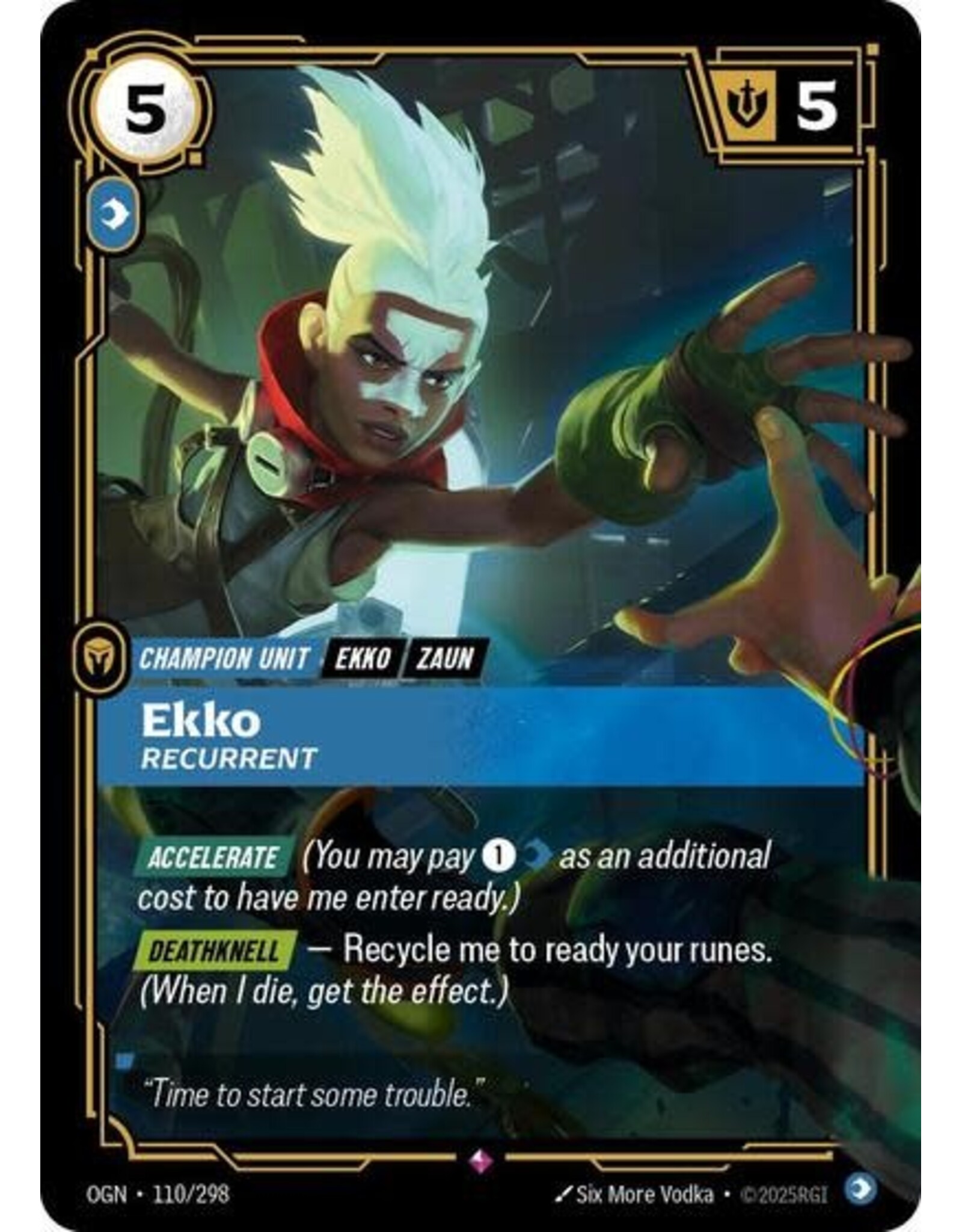 Ekko - Recurrent - 110/298 (Foil, Rare)