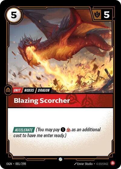 Blazing Scorcher - 001/298 (Normal, Common)