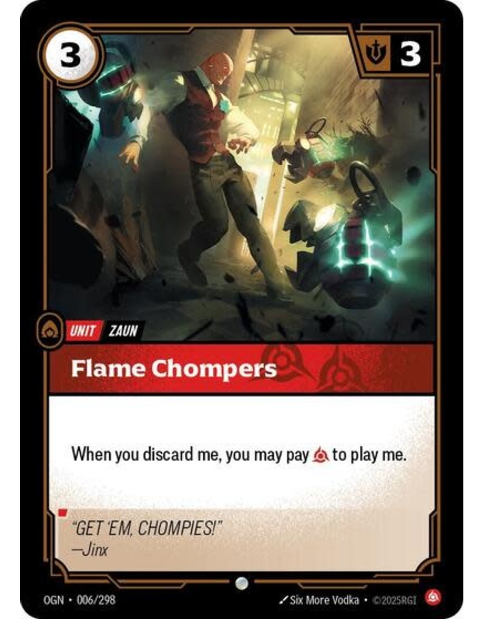 Flame Chompers - 006/298 (Normal, Common)