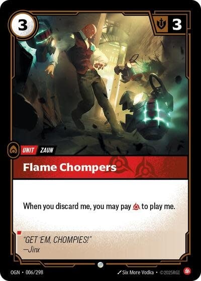 Flame Chompers - 006/298 (Normal, Common)