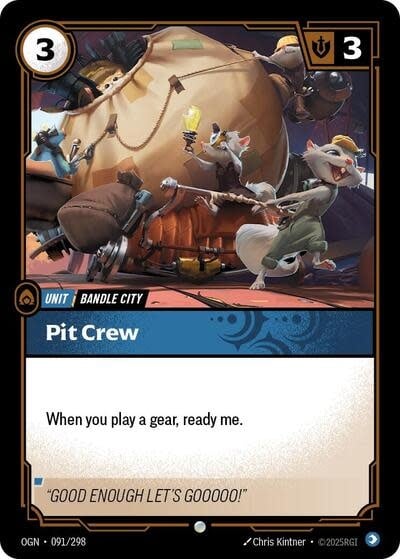 Pit Crew - 091/298 (Normal, Common)