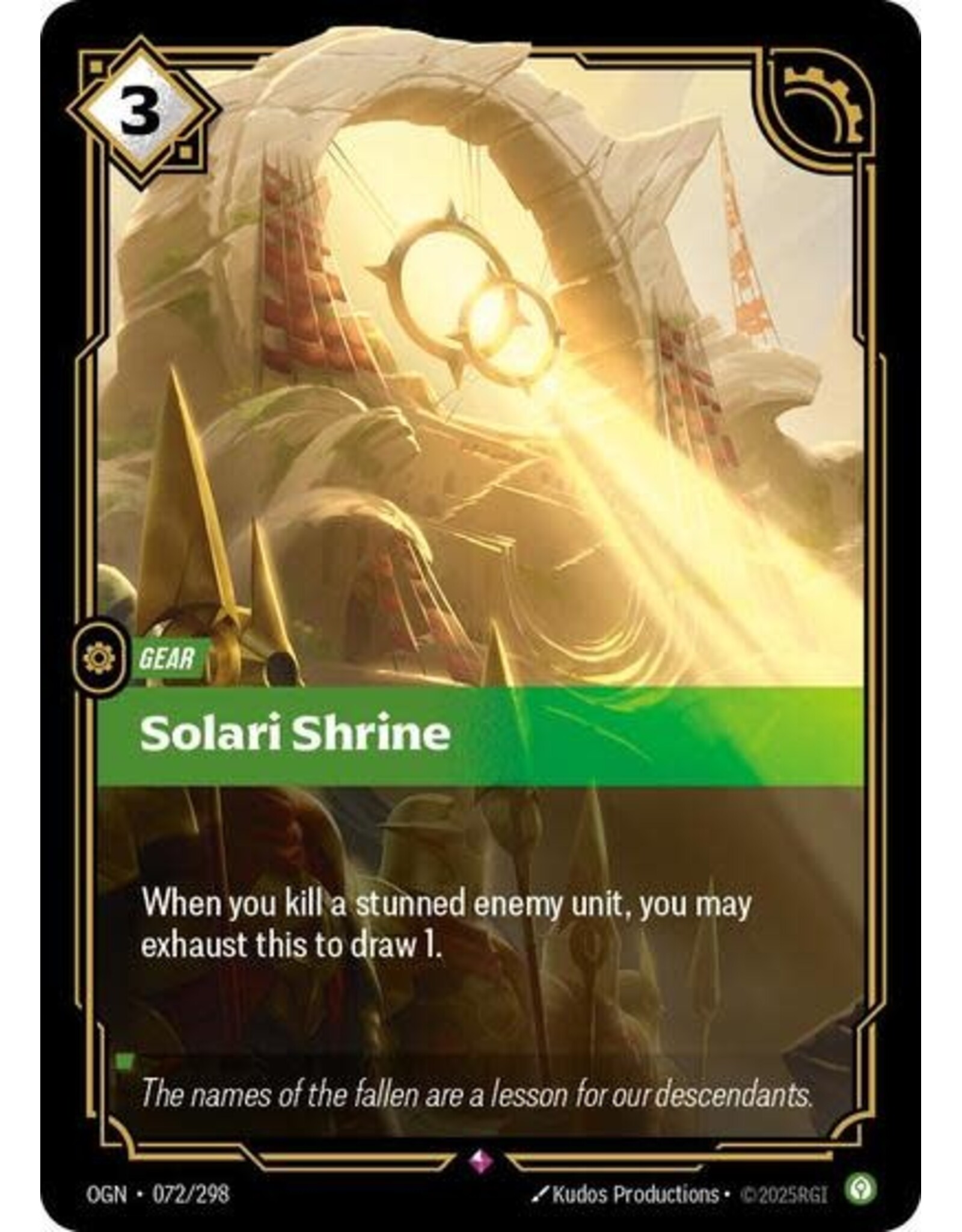Solari Shrine - 072/298 (Foil, Rare)