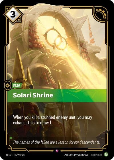 Solari Shrine - 072/298 (Foil, Rare)