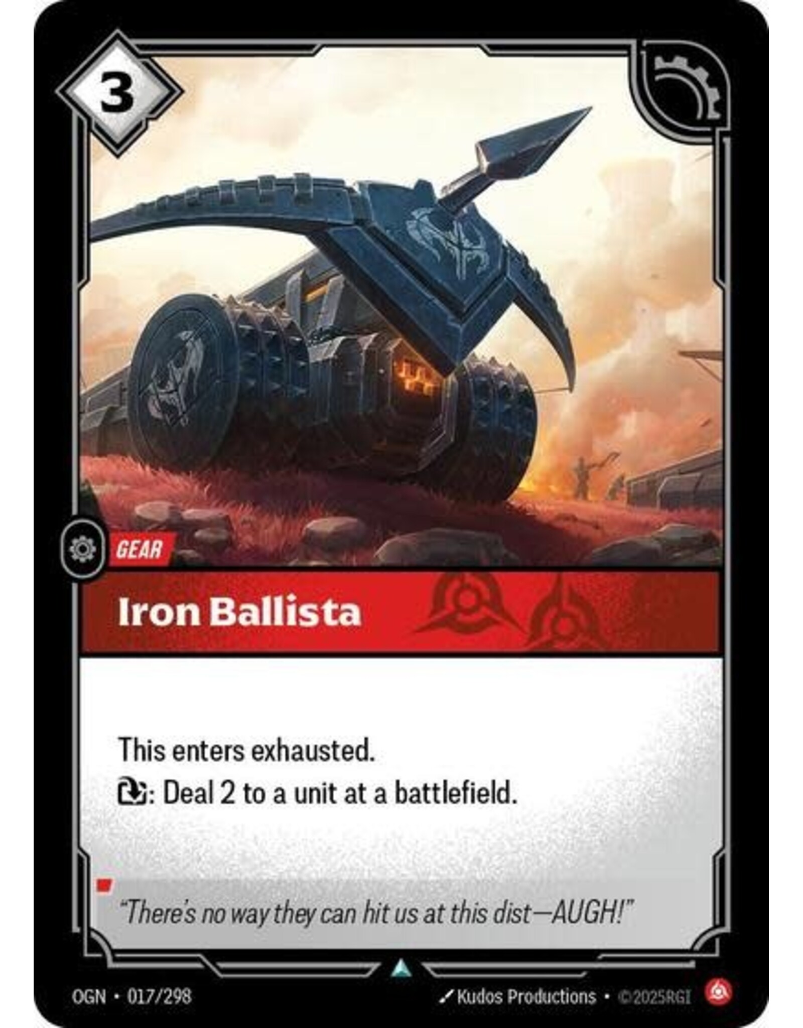 Iron Ballista - 017/298 (Normal, Uncommon)