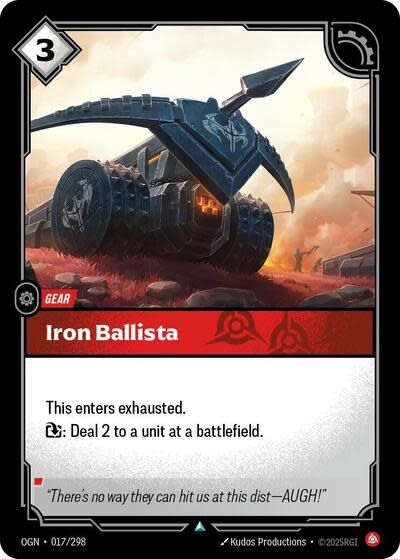 Iron Ballista - 017/298 (Normal, Uncommon)