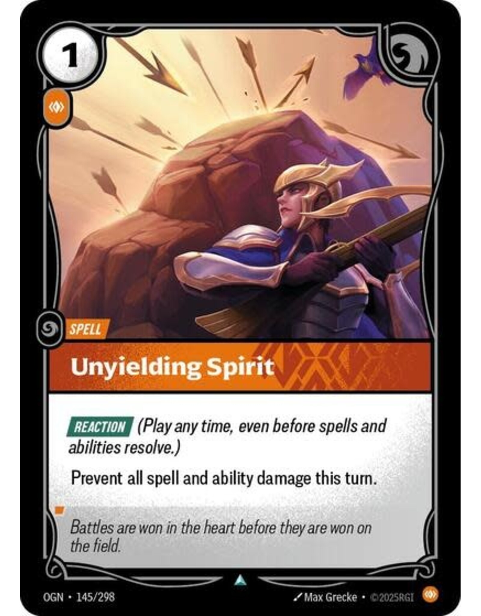 Unyielding Spirit - 145/298 (Normal, Uncommon)