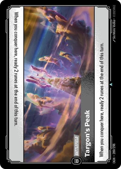 Targon's Peak - 289/298 (Normal, Uncommon)