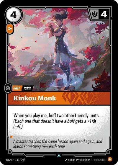 Kinkou Monk - 141/298 (Normal, Uncommon)