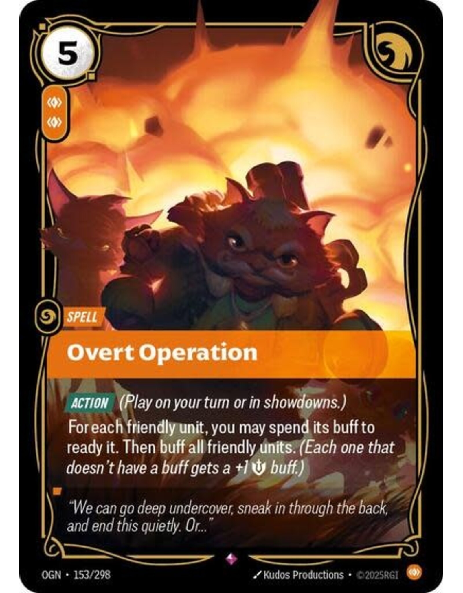 Overt Operation - 153/298 (Foil, Rare)