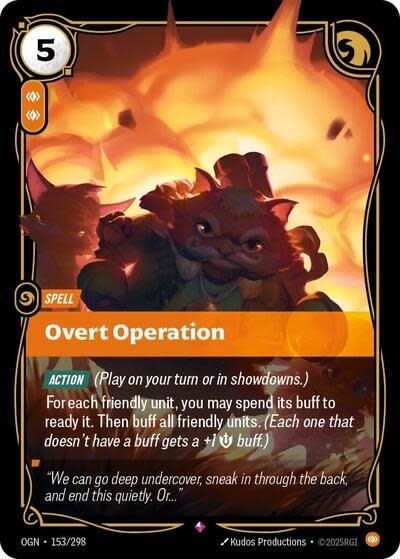Overt Operation - 153/298 (Foil, Rare)